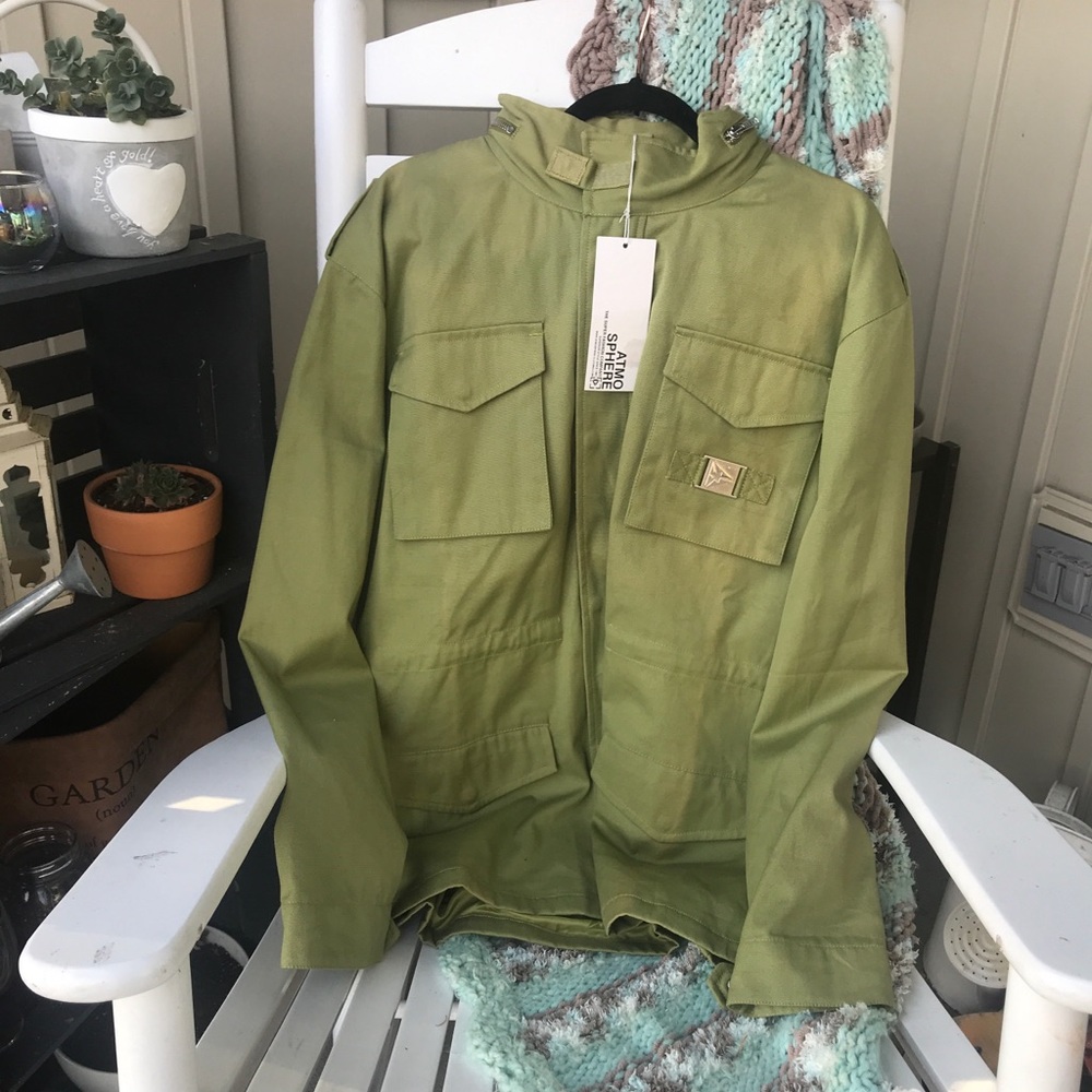 **NWT Olive Green Atmosphere Coat**